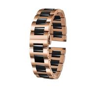 GGYTMQL 20mmCeramic Watch Band Compatible With Smart Watches And Quartz Watches