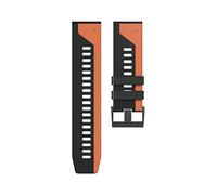 GGYTMQL 22 26Mm Colorful Watch Straps for 7 7X 6 6X 5X 5 Plus 3 3Hr 935 945 S60 Silicone Easyfit Watch Wristband Correa/Black Gray/Feni* 7*