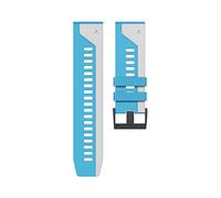 GGYTMQL 22 26Mm Colorful Watch Straps for 7 7X 6 6X 5X 5 Plus 3 3Hr 935 945 S60 Silicone Easyfit Watch Wristband Correa/Black Gray/Feni* 7*