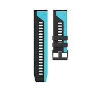 GGYTMQL 22 26Mm Colorful Watch Straps for 7 7X 6 6X 5X 5 Plus 3 3Hr 935 945 S60 Silicone Easyfit Watch Wristband Correa/Black Gray/Feni* 7*