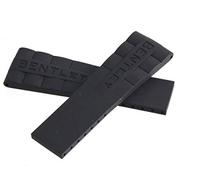 GGYTMQL 24mm x 20mm Black Rubber Watch Band Strap 244S