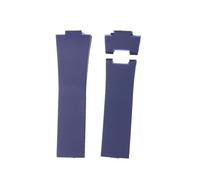 GGYTMQL 25mm*12mm Black Brown Blue Waterproof Silicone Rubber Strap Folding Buckle Wristband Bracelet Compatible With Ulysse Watch Band