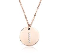 GGYTMQL 26 Letter Necklace Women silvery Plated Round Crystal Alphabet Pendant Choker Fashion Jewelry New Gift to Girl