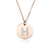 GGYTMQL 26 Letter Necklace Women silvery Plated Round Crystal Alphabet Pendant Choker Fashion Jewelry New Gift to Girl