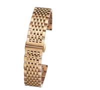 GGYTMQL 2in1 Curved End Watch Strap 18mm 19 20mm 21mm 22mm Wrist Band Replacement Watchband Stainless Steel Butterfly Clasp Belt