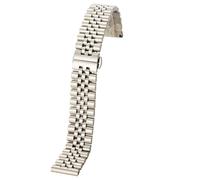 GGYTMQL 2in1 Flat Curved End Semicircle Link Stainless Steel Watch Band 12mm 13 14 1516 17 18 19 20 21 22mm Replacement Solid Watch Strap
