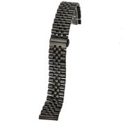 GGYTMQL 2in1 Flat Curved End Semicircle Link Stainless Steel Watch Band 12mm 13 14 1516 17 18 19 20 21 22mm Replacement Solid Watch Strap