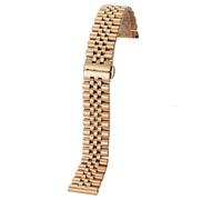 GGYTMQL 2in1 Flat Curved End Semicircle Link Stainless Steel Watch Band 14mm16182022mm Replacement Solid Watch Strap