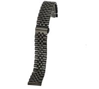 GGYTMQL 2in1 Flat Curved End Semicircle Link Stainless Steel Watch Band 14mm16182022mm Replacement Solid Watch Strap