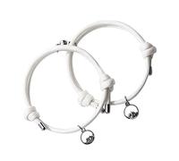 GGYTMQL 2PCS Valentine's Day Glow In The Dark Rope Sea Vow Magnet Suction Couple Bracelet Pair Of Statement