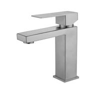 GGYTMQL 3 In1 Kitchen Faucet with Drinking Water Outlet, 360° Swivel High Arc Pull Down Kitchen Sink Solid Brass Cold and Hot Water Mixer Tap with Dual Handle,Gray(Gris)