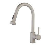 GGYTMQL 3 Way Kitchen Faucet Brass Hot and Cold Water Pure Water Rotating Kitchen Faucet-Gold(Gold)
