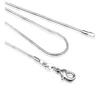 GGYTMQL 40cm-60cm Tiny Real 925 1mm/2mm Slim Round Snake Chain Choker Necklace Women Jewelry collares Gift