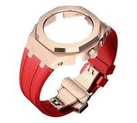 GGYTMQL 4th Generation GA2100 Rubber, Metal Bezel Strap Kit with Dial Butterfly Buckle for Men/Women GA2100 Upgrade DIY Replacement Accessories Set watch strap