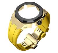GGYTMQL 4th Generation GA2100 Rubber, Metal Bezel Strap Kit with Dial Butterfly Buckle for Men/Women GA2100 Upgrade DIY Replacement Accessories Set watch strap