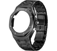 GGYTMQL 5rd/4rd All Stainless Steel Watch Bezel Strap Replacement Accessories，For GA2100/GA2110 Men's Women Watches Modification Upgrade With Tool watch strap