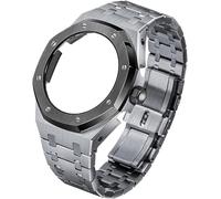 GGYTMQL 5rd/4rd Kit All Stainless Steel Watch Bezel Strap Replacement Accessories，For GA2100/GA2110 Watches Modification And Upgrade