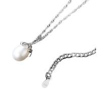 GGYTMQL 9-10mm pearl pendant necklace with 40cm chain 3 colors jewelry Made in China