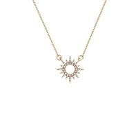 GGYTMQL 925 Adjustable Chain Crystal Round Bead Necklace Pendant Jewelry for Women Wedding Choker