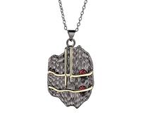 GGYTMQL 925 black necklace irregular geometric design pendant necklace chain