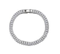 GGYTMQL 925 Bracelet Elegant Zircon Crystal For Women Engagement Wedding