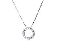 GGYTMQL 925 color necklace pendant jewelry for women full diamond circle pendant 925 color necklace