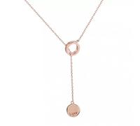 GGYTMQL 925 English Letters Love Necklace for Women Circle disc Pendant Clavicle Chain Choker Jewelry