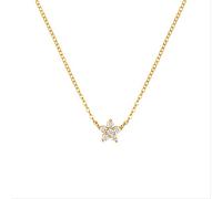 GGYTMQL 925 necklace snowflake zircon necklace pendant for women wedding accessories fine jewelry