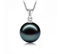 GGYTMQL 925 necklace women big pearl pendant necklace pearl jewelry