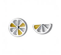 GGYTMQL 925 Real Jewelry Tiny Asymmetric Summer Watermelon Stud Earrings For