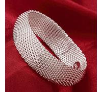 GGYTMQL 925 Round Heart Open Bracelet For Women Cuff Bangles