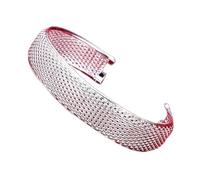 GGYTMQL 925 Round Heart Open Bracelet For Women Cuff Bangles