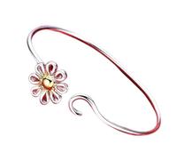 GGYTMQL 925 Round Heart Open Bracelet For Women Cuff Bangles