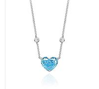 GGYTMQL 925 sterling silver 10 * 12mm pink high carbon diamond ice flower cut pendant necklace for women sparkling fine jewelry
