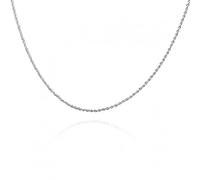 GGYTMQL 925 Sterling Silver 2MM Twist Necklace For Men Women Geometric Silver Rope Chain Necklaces Jewelry Gift