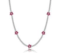GGYTMQL 925 Sterling Silver Necklace for Women Bridal Wedding Chocker Necklaces Jewelry Birthday
