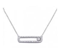 GGYTMQL 925 Stone Pendant Chain Choker Necklaces for Women Jewelry