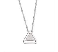 GGYTMQL 925 Triangle Charm Pendant Choker Necklace Wedding Jewelry for Women Accessories