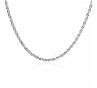 GGYTMQL 925 twist rope chains women men necklaces jewelry accesory 16" 18" 20" 22" 24" Made in China