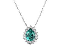 GGYTMQL 925 water drop pendant necklaces for women fine