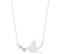 GGYTMQL 925 Zircon Animals Bird Charm Pendant Choker Necklace Party Jewelry for Women