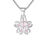 GGYTMQL 952 Cubic Zirconia Sweet Spring Cherry Necklace Ornaments