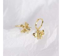 GGYTMQL Accessories Cute Tiny Bee Earring 925 Sterling Silver Earrings For n Insect Honey Bee Stud Earring Personality Lady Fashion Jewelry