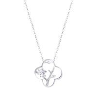 GGYTMQL Accessories Vintage S925 Necklace for Women Clavicle Chain Plum Blossom in Hollow Window Handmade Classical Hanfu Jewelry Women's Pendant Necklaces Charm Gift National Old Craft