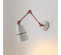 GGYTMQL Adjustable Wall Light Long arm Sconce Fixture Industrial Swing arm Wall lamp Nordic Creative Rotating Reading Wall-Mounted Living Room Bedroom Study Decoration Illumination