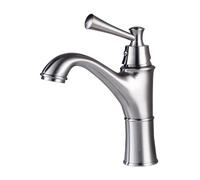 GGYTMQL Antique V-intage Bathroom Mixer Basin Mixer Sink Mixer Gourmet washbasin Mixer Hot and Cold Water Mixer Faucet Brass Brushed Black,Kitchen Sink Faucet Beauty Comes