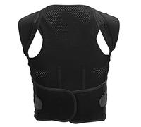 GGYTMQL Back Corrector for Men and Women Humpback Correction Belt Lumbar Shoulder Persevere in Wearing Easy,Black,M