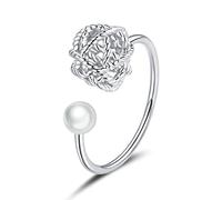 GGYTMQL Ball of Yarn Ears Ring Finger Rings for Women Stackable Rings Band Fine Jewelry
