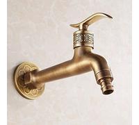GGYTMQL Bathroom Brush Gold Lavatory Widespread Faucet hot and Cold Three Holes Sink Mixer 8 Inch Sink Faucet Black Nickel(Brush Gold)