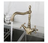 GGYTMQL Bathroom Faucet Basin 360 Rotatable Sink Mixer Faucets Washbasin Deck Mounted Hot and Cold Water Tap,Easy Install